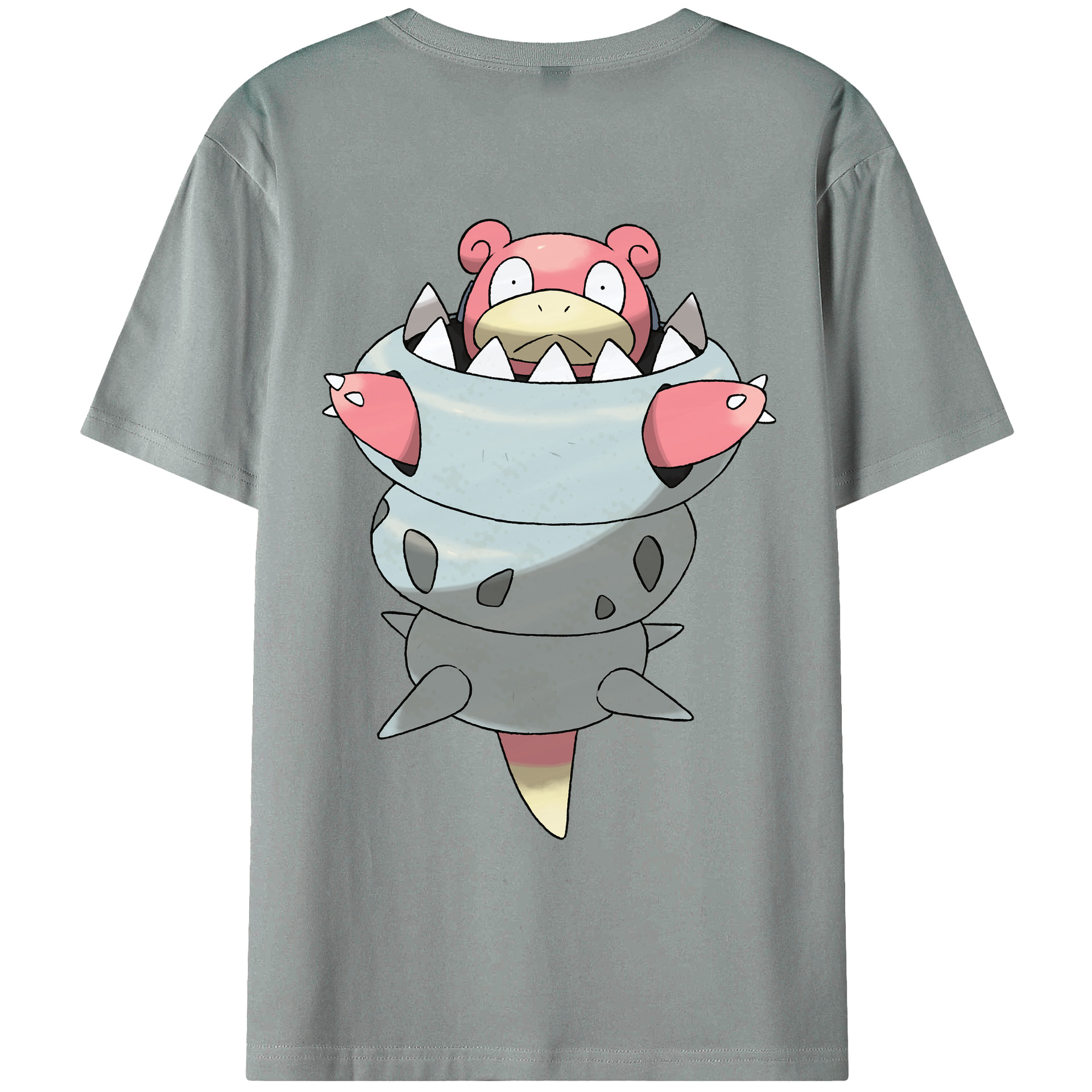 （画像用） ポケットモンスター Pokémon 綿100％ メンズ半袖Tシャツ（バックプリント） 通気性